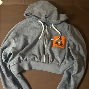 Auburn Vintage Full Zip pullover hoodie